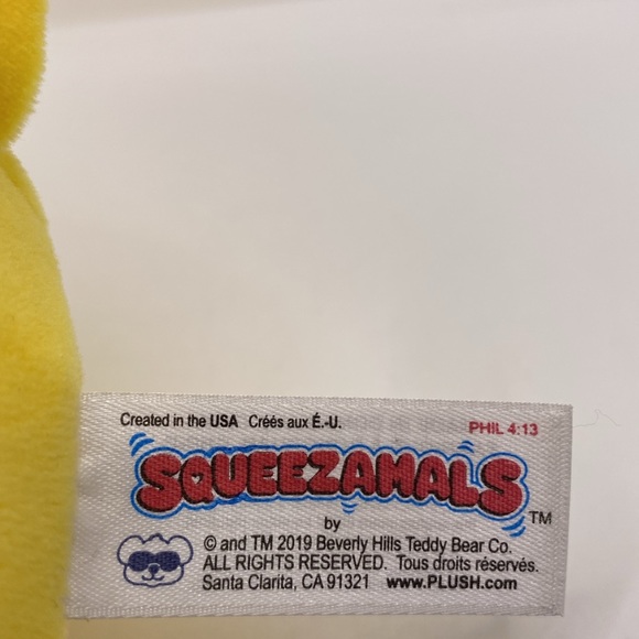 Squeezamals Carol Cat Yellow Squishy Plush Stuffed Animal Toy 6.5” - Picture 8 of 15